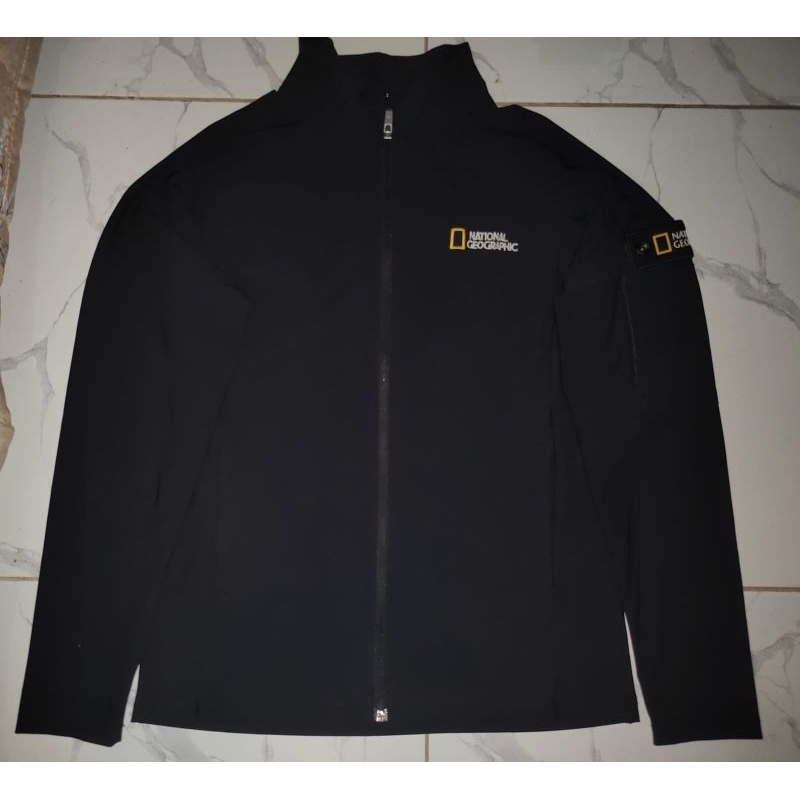 Jaket National Geographic (Natgeo) Patch Softsell original tanpa Hoodie