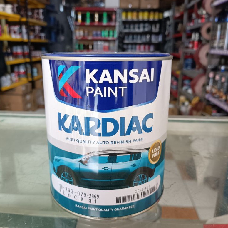 

KODE P25T Kardiac black cat hitam gloss pekat 1L