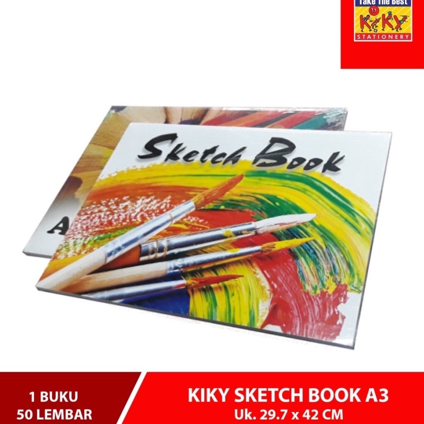 

KODE P92Y 1pcsKIKY Sketch Book Buku Sketsa Ukuran A3 isi 5 lembar