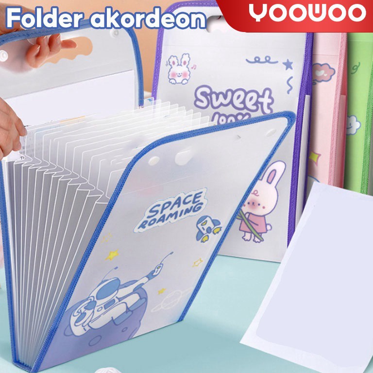 

KODE C6Y File Organizer penyimpanan berkas folder portable tempat kertas ujian