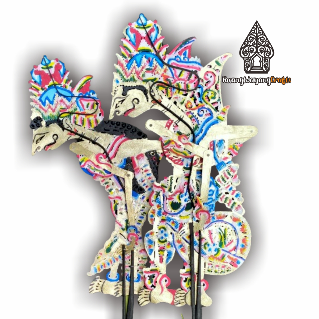 Wayang Kulit Asli Rama & Shinta Ukuran Standar Murah