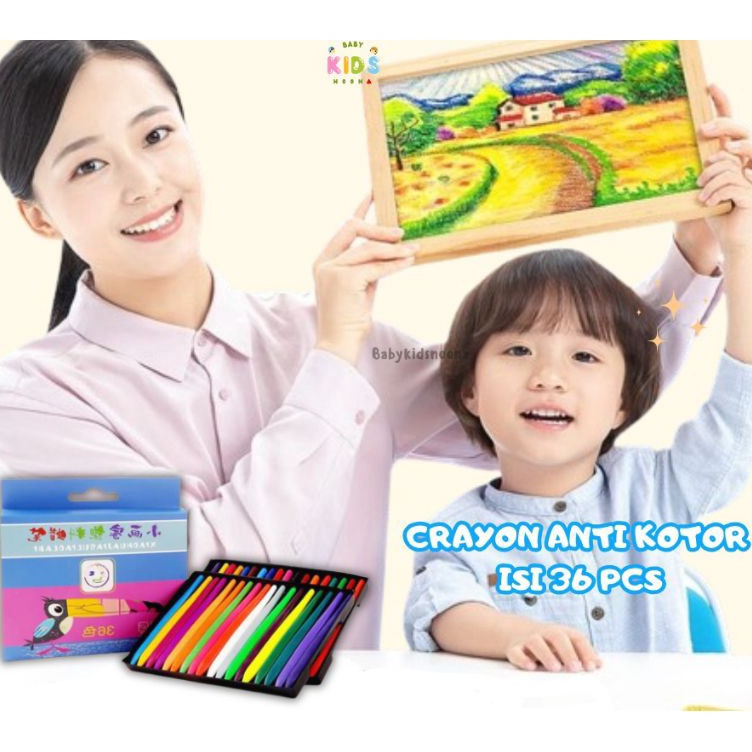 

KODE O39I High Quality Crayon Lab Non Toxic Crayon Triangular Crayon Lab Triangle Crayon Plastik Anti Kotor