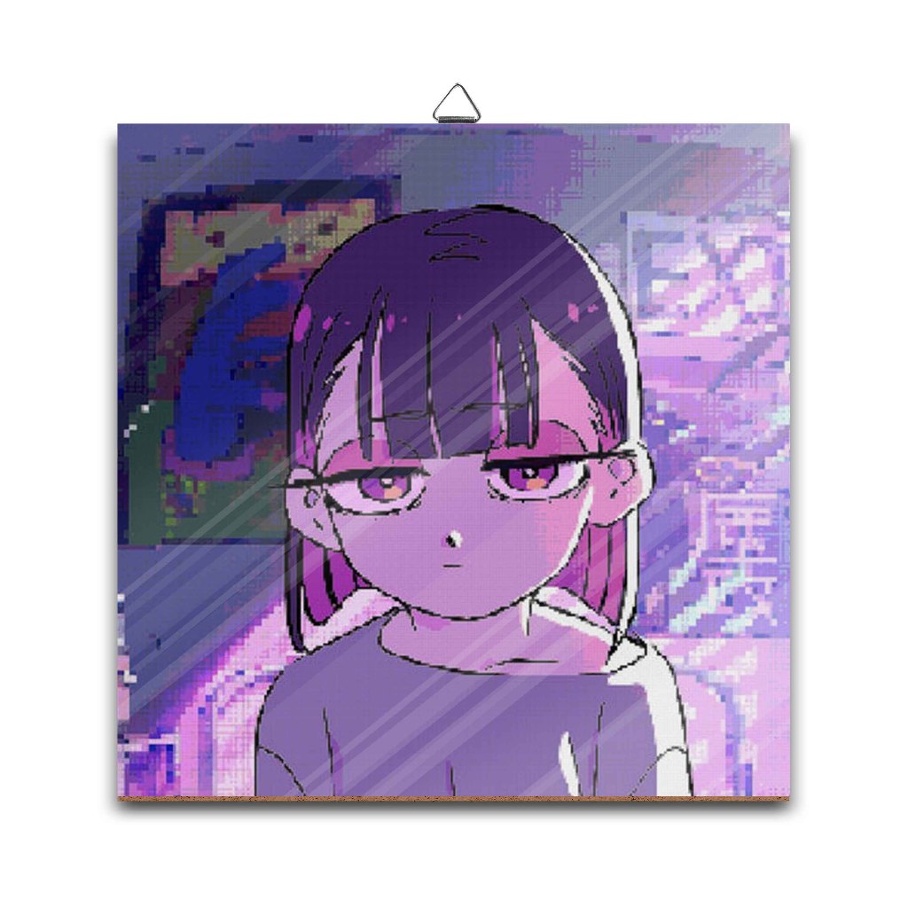 Poster dinding kayuZUTOMAYO PIXEL-JAPAN MUSICmaterial MDF