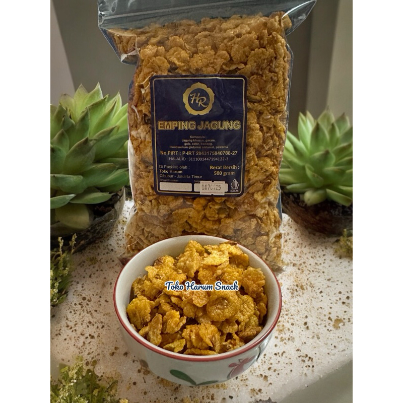 

Keripik Emping jagung 500grm