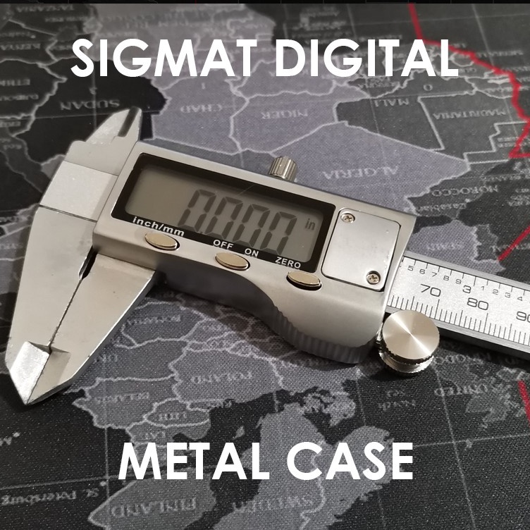 

KODE R17W Sigmat Digital 15mm 6inchi Metal Case SH2 Jangka Sorong 15mm 6 Metal Case SH2 Digital Caliper