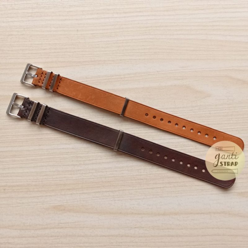 ZL-02 Tali Jam Tangan Kulit Zulu Leather Strap with Steel Loop