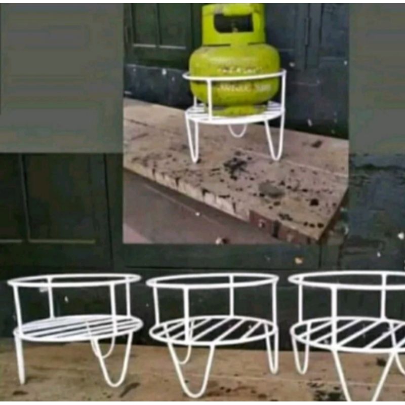 Tempat gas dudukan gas wadah gas 3kg & 5,5kg