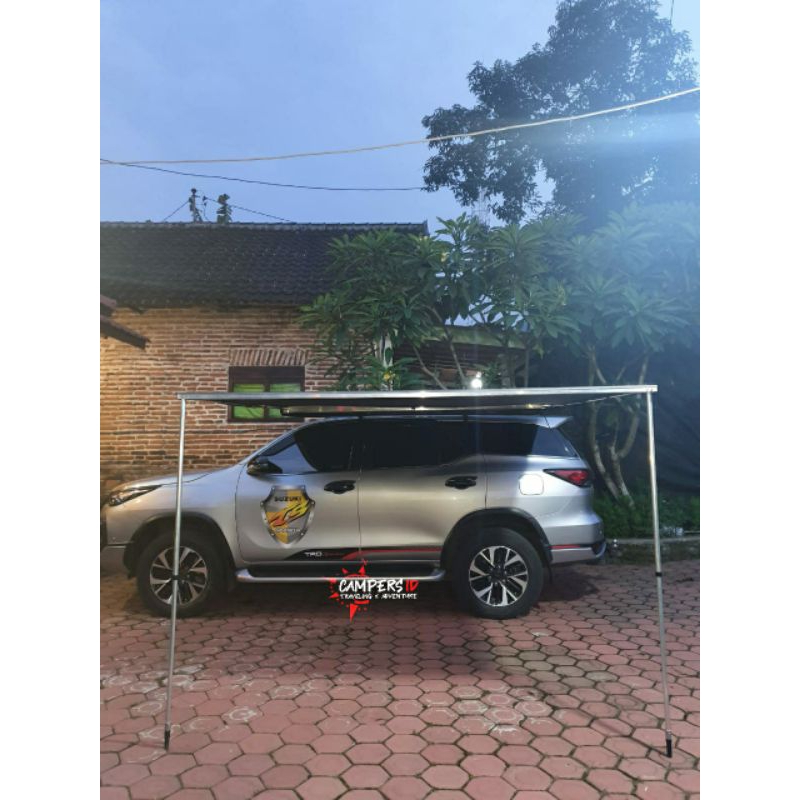 Tenda samping fortuner vrz tenda mobil side awning