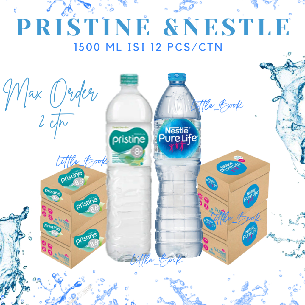 

Pristine 8.6+ | Nestle Pure Life Mineral Water 1500 ml x 12 pcs