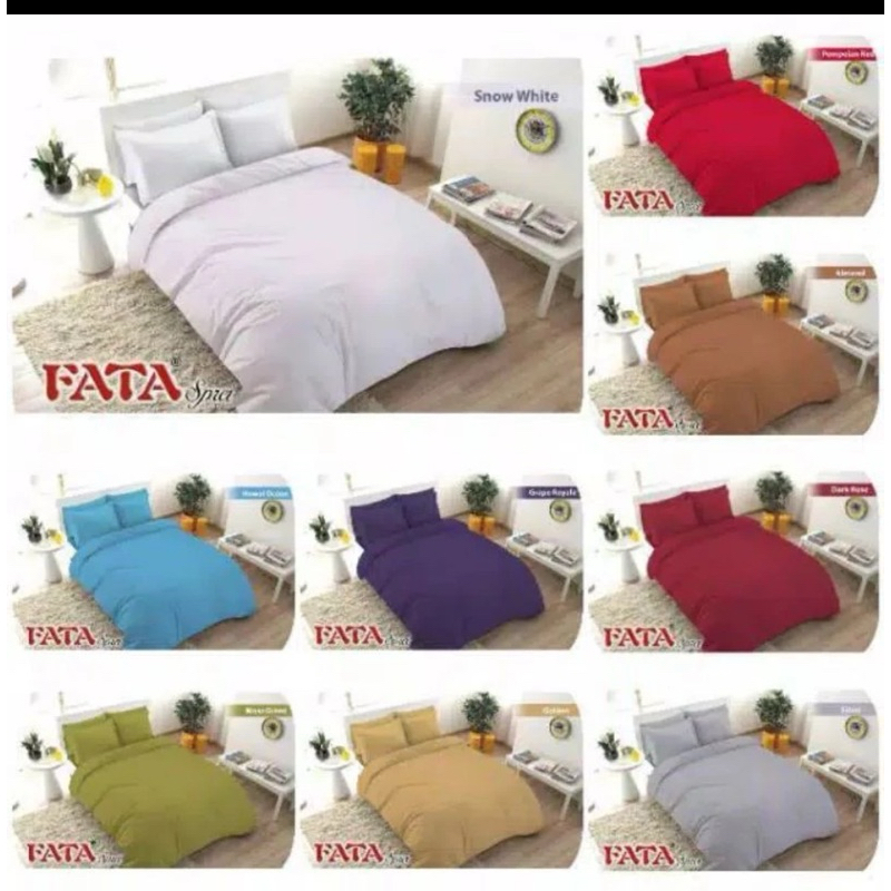 SPREI FATA POLOS UKURAN 120 x 200