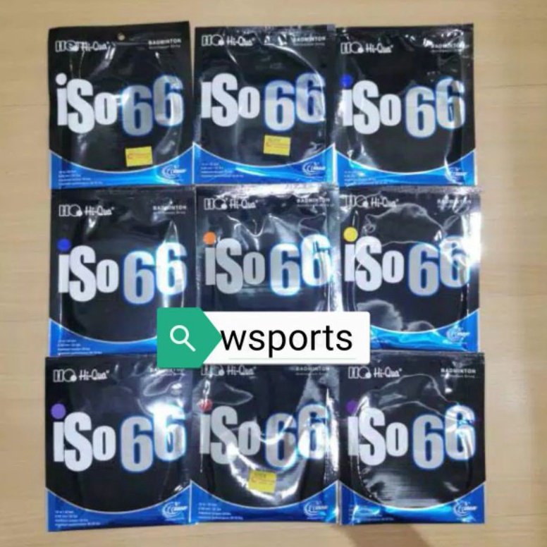 Dijual RAINBOW Senar Badminton Hiqua HQ ISO 66 ORIGINAL