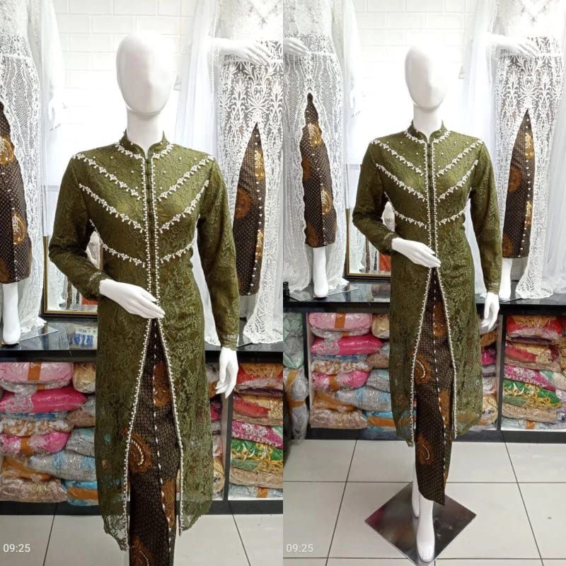 kebaya ibu besan / kebaya ibu besan tunik mutiara / kebaya kondangan
