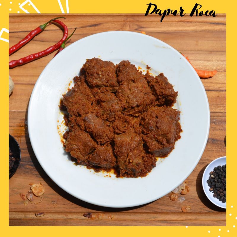 

Rendang Padang Makanan Siap Saji / Instan - By Dapur Roca 500gr