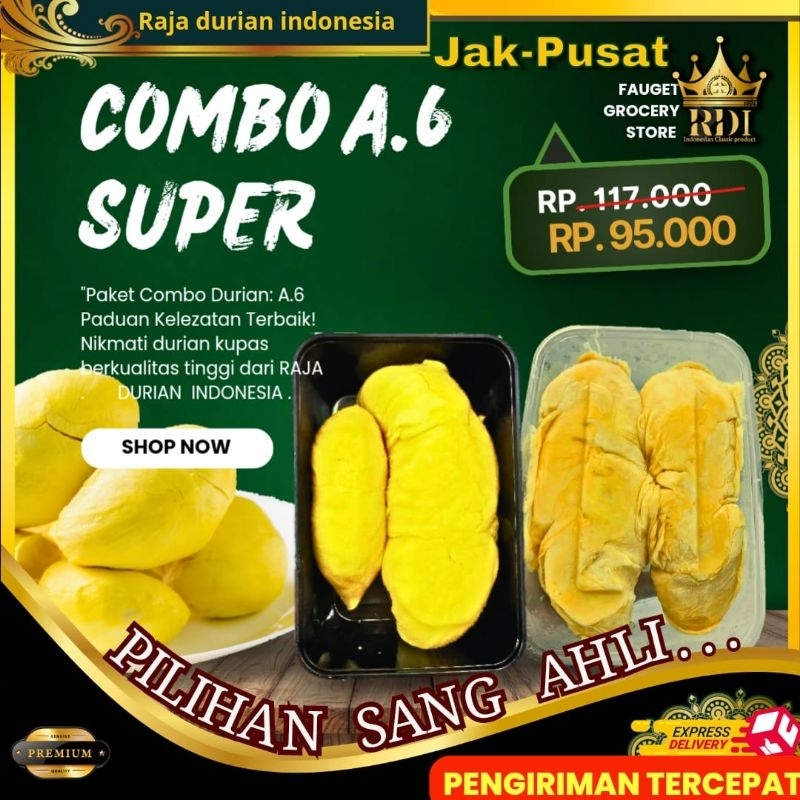

RDI.cab Jak-pusatDurian Kupas/COMBO A6/Durian kupas Montong bali + Durian kupas Kalimantan