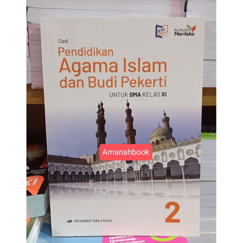 Buku Agama Islam SMA Kelas 11 Kurikulum Merdeka Erlangga