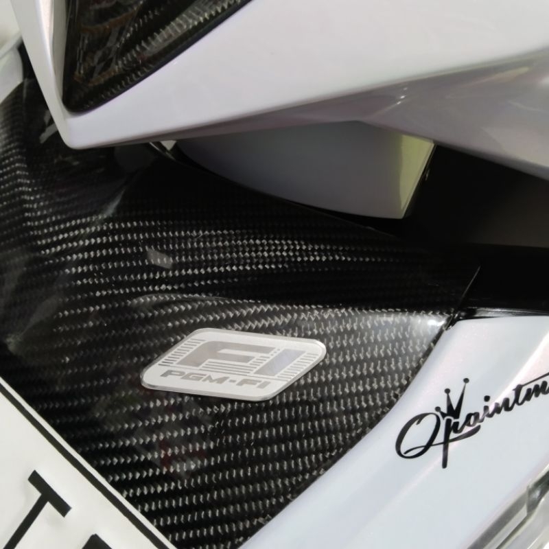 emblem HONDA FI STAINLESS vario scoopy beat