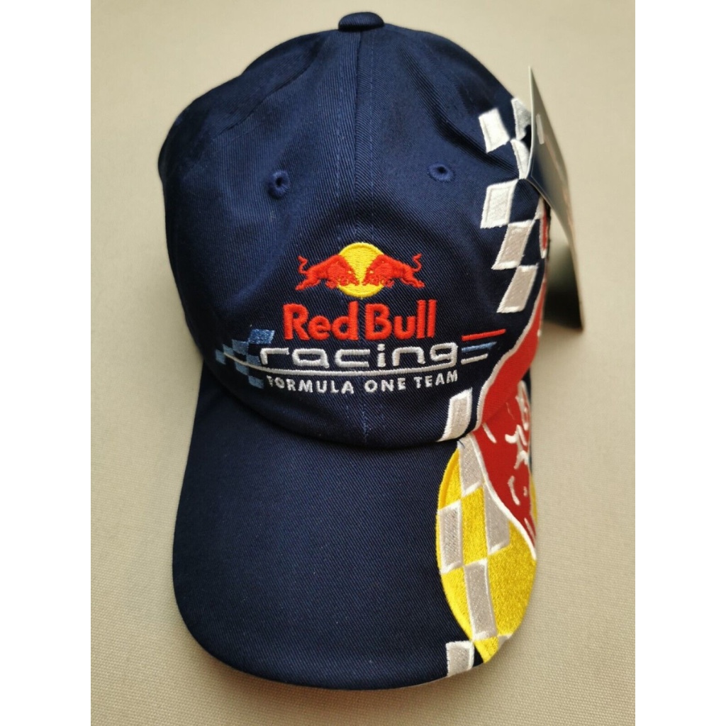 Red Bull Racing F1 2010 RARE Team Cap. Topi Unisex ORIGINAL Pria Wanita