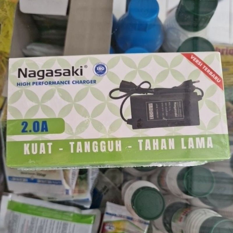 Charger/ Cesan KERING Warna HITAM Aki Sprayer Nagasaki