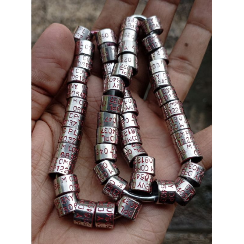 RING/GELANG MERPATI BAJA KETROK/KETOK