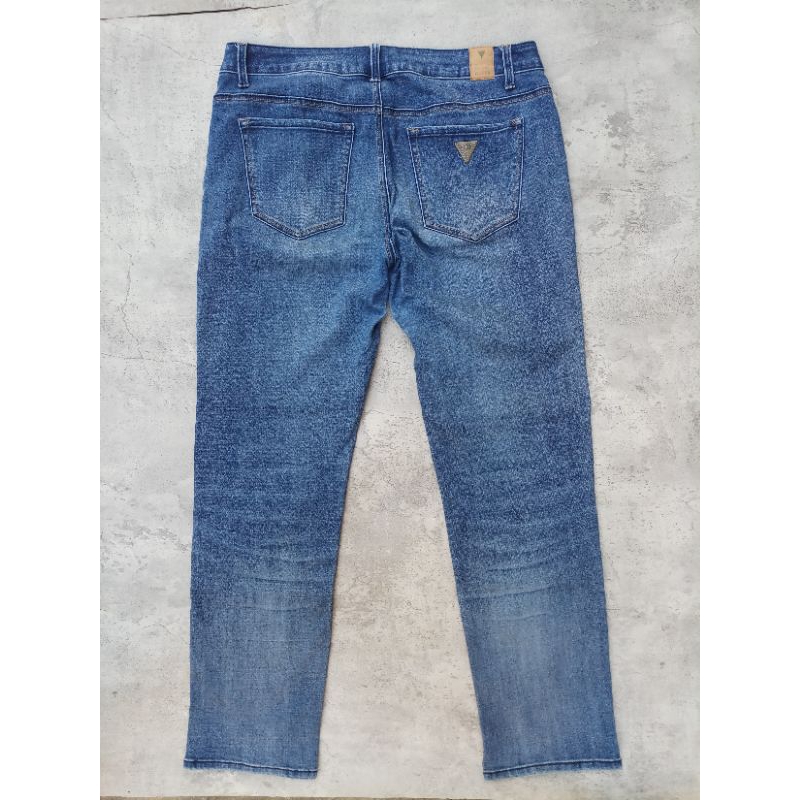 Celana guess second | guess pants denim jeans pria | skinny reguler fit