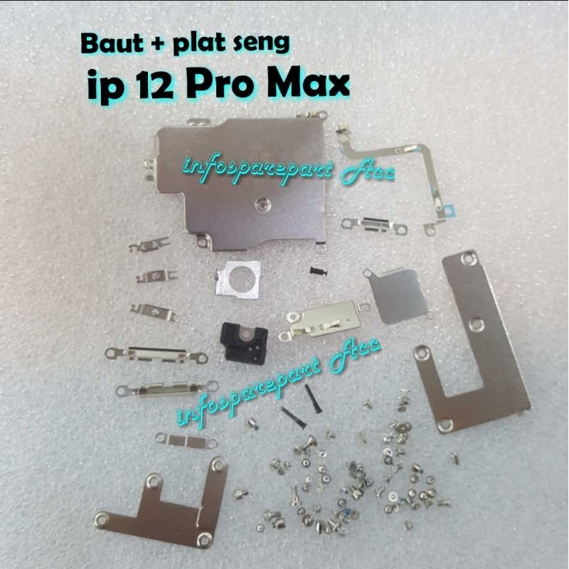 Baut iphone 12 pro Max set plat seng penutup fullset