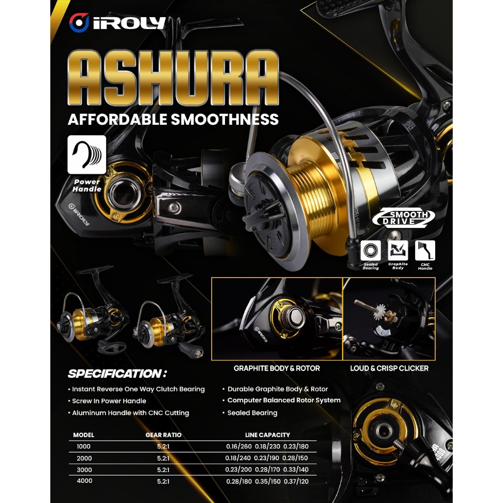 REEL IROLY ASHURA PH 1000-4000