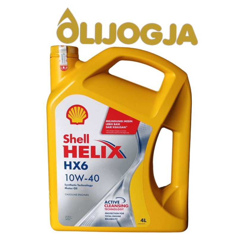 Shell Helix HX6 10W-40 (4L) Oli Mesin Mobil