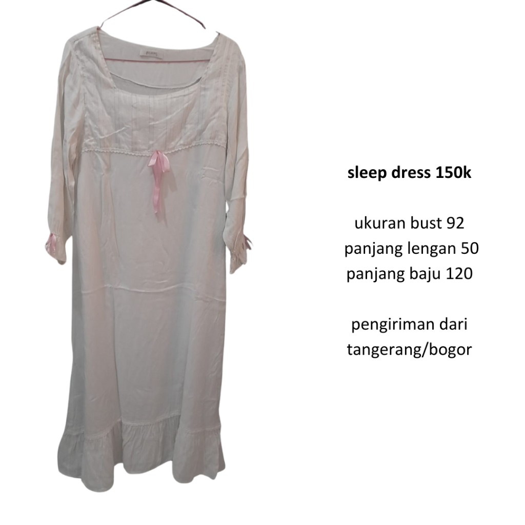 Preloved sleep dress piyama