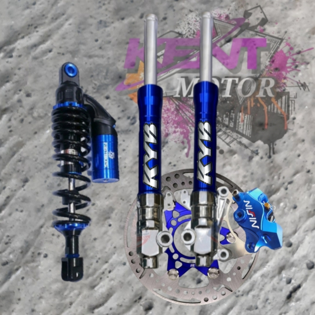 Shock depan+belakang beat vario scoopy plus cakram paketan full set