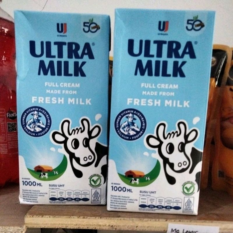 

Susu UHT Full cream 1ltr