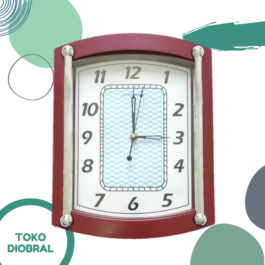 Jam Dinding bentuk Minimalis Bunyi Melodi Bunyi setiap jam