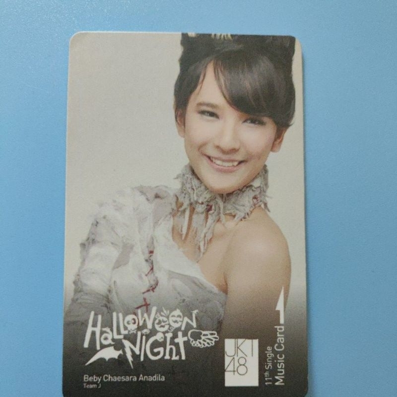 pc photocard beby halloween night jkt48