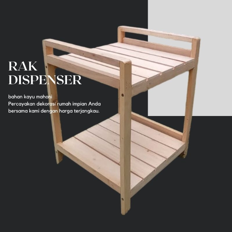 rak dispenser | rak kayu serbaguna | rak kayu