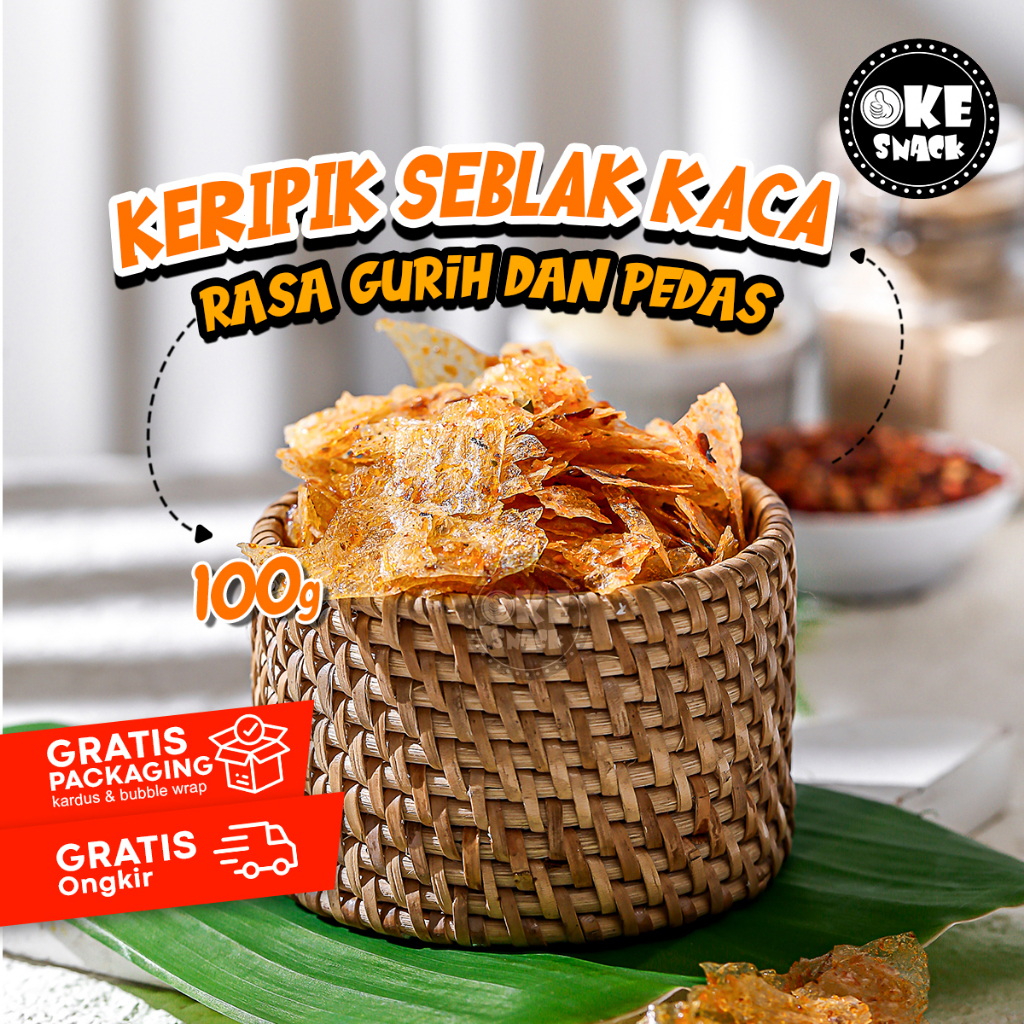 

Keripik Seblak Kaca Pedas 100g