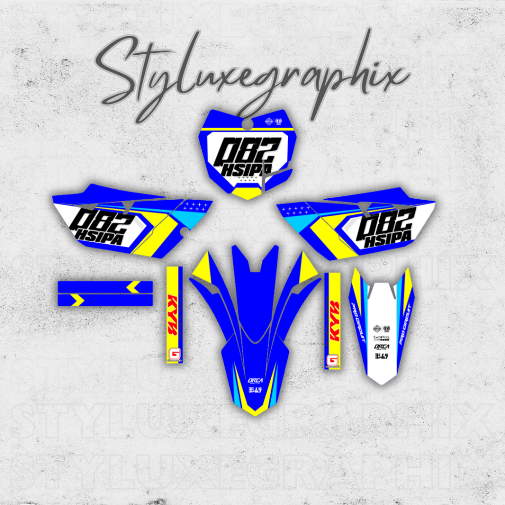 DECAL YZ 85 NEW/250fx/125/250 - FULL BODY DECAL STIKER YZ FREE CUSTOM DESAIN