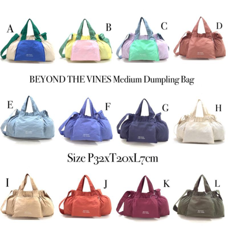 BEYOND THE VINES Medium Dumpling Bag