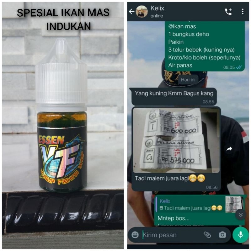 ESSEN IKAN MAS INDUKAN