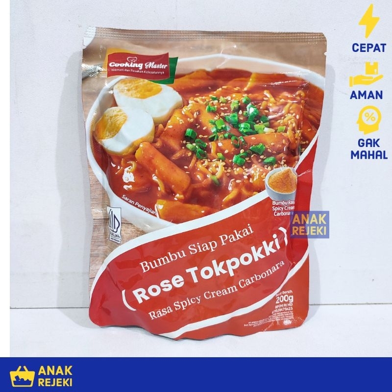 

Bumbu Rose Topokki 200gr - Saus Spicy Cream Carbonara Tokpokki Topoki