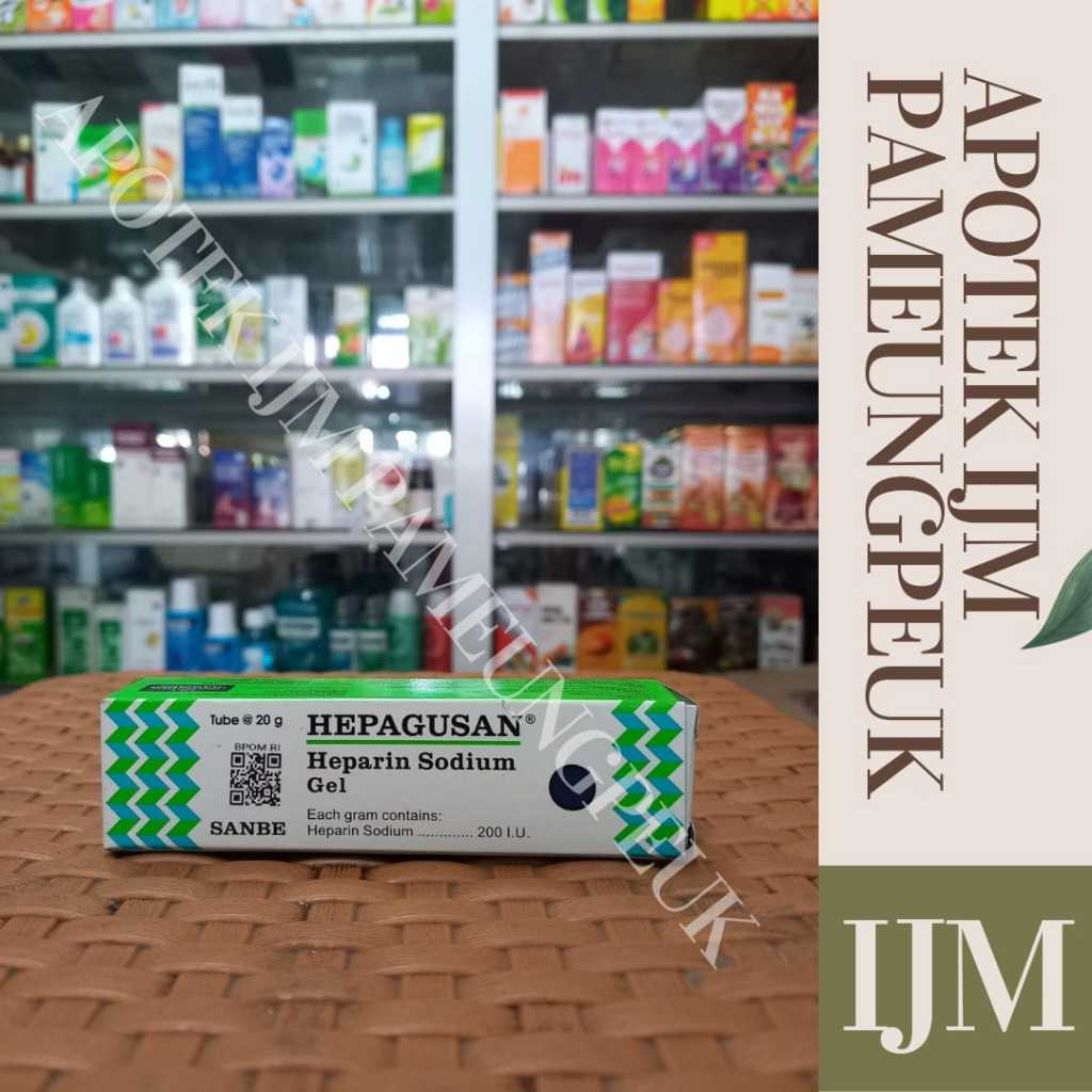 HEPAGUSAN Gel 20 Gram Heparin Salep untuk Luka Memar