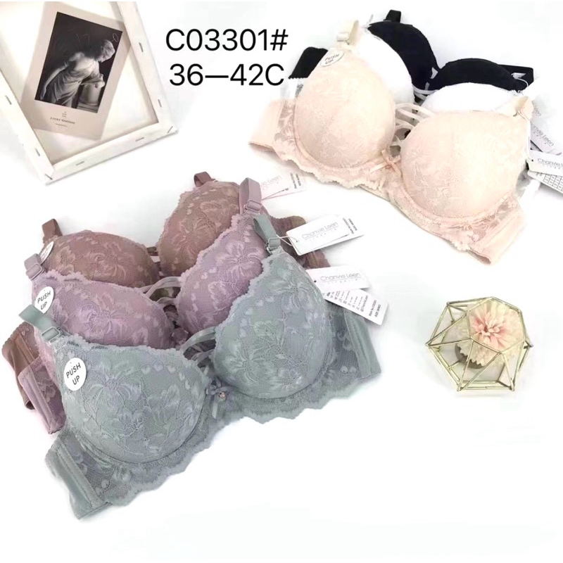 Bh | Bra Push up Chanvie Leen C03301 Pakai kawat dan busa tebal