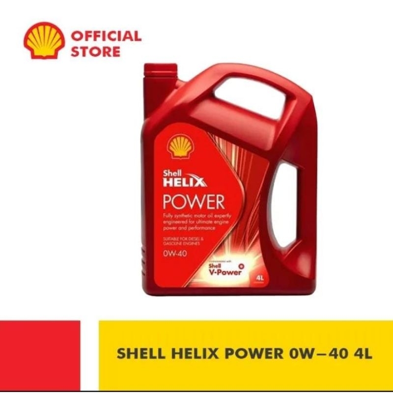 Shell Helix Power SAE 0W40 API SN Plus 4L