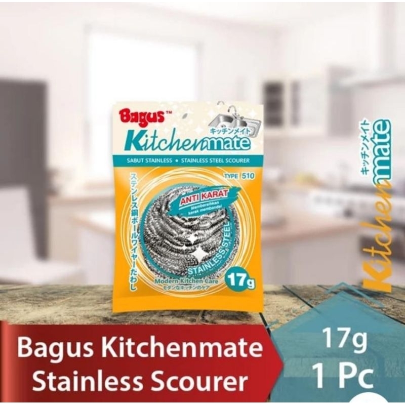 Bagus Sabut Spons Spon Cuci Piring Stainless Kawat