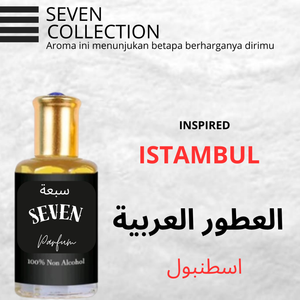 Parfum Istambul Minyak Wangi Sholat Murni Non Alkohol Parfum Ibadah Arab Saudi Tahan 24 Jam 12 ml