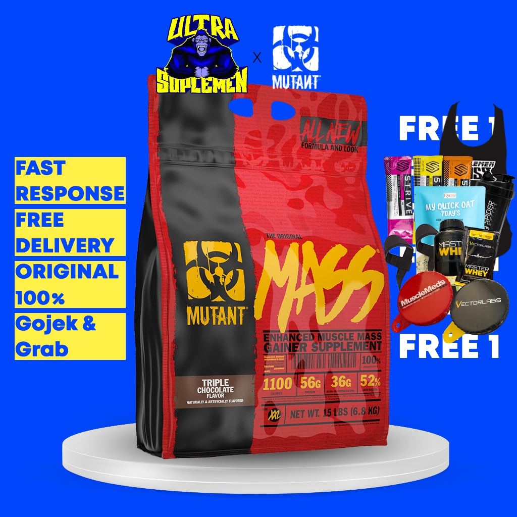 MUTANT MASS GAINER 15 LBS LB BEST GAINER