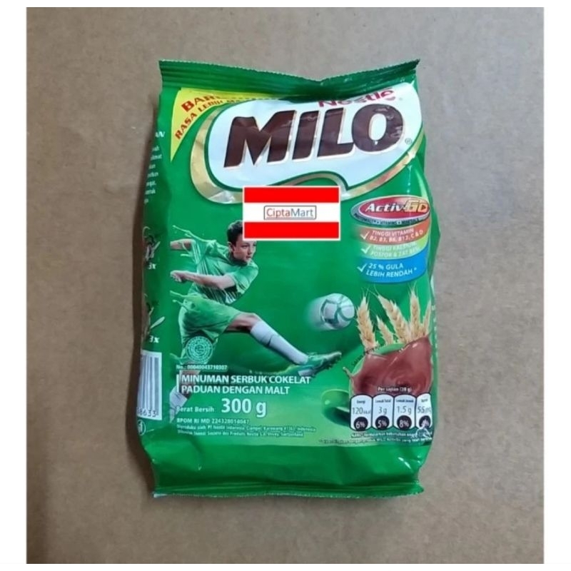 

Milo ActivGo Cokelat 300gr