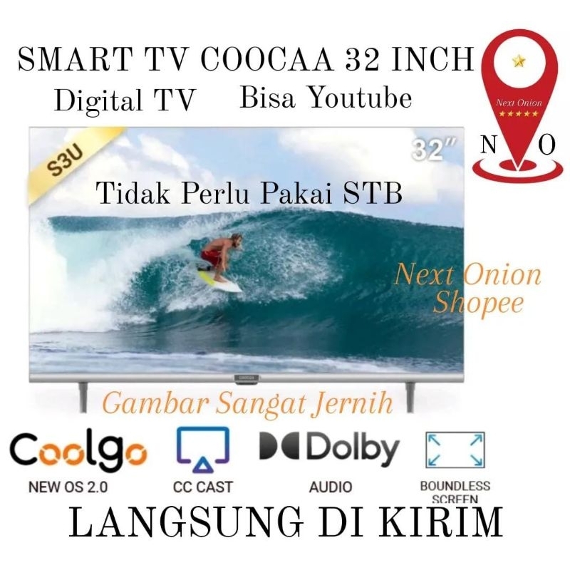 Smart tv coocaa 32 inch Digital tv
