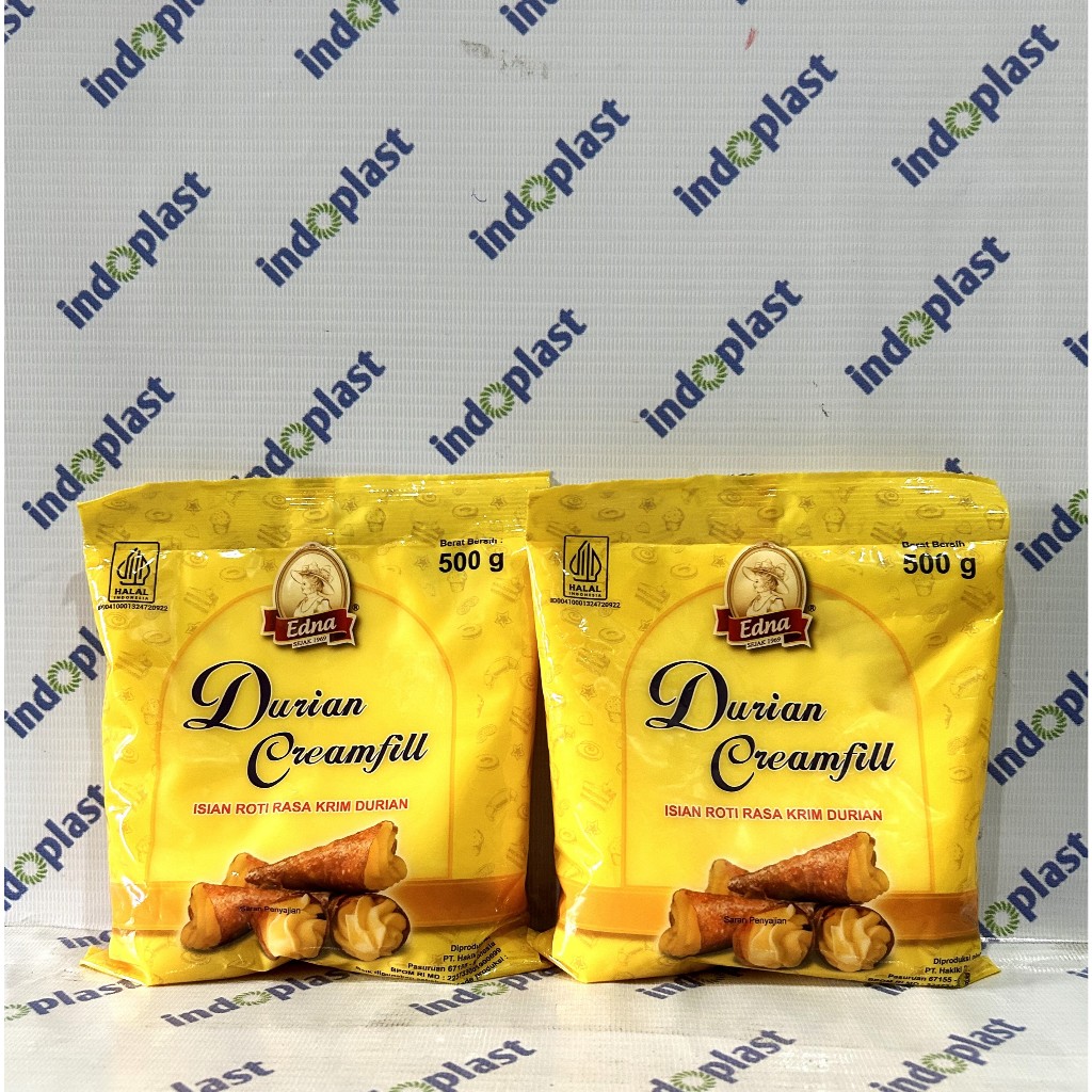 

EDNA Durian Creamfill / Isian Kue Rasa Durian 500 gram