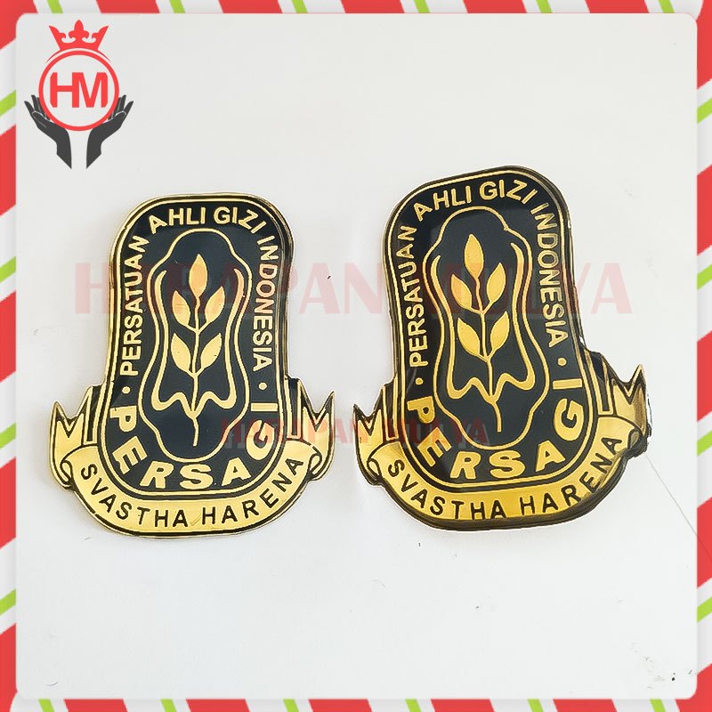 Lencana Komunitas Persatuan Ahli Gizi Murah Pin Logo PERSAGI Besar - Harapan Mulya