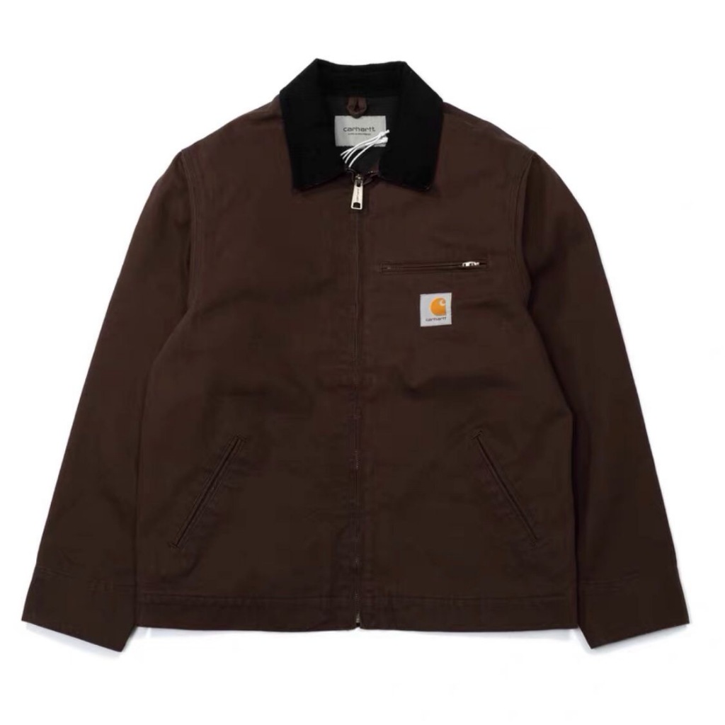 Carhartt WIP Detroit Jacket Rinsed Tobacco Brown