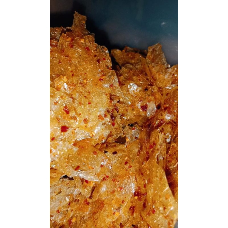 

Kripik Kaca pedas daun jeruk 1kg